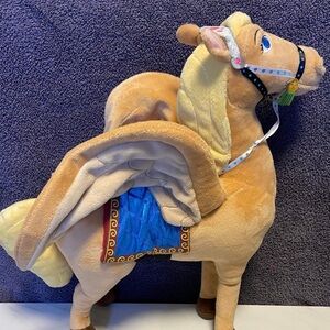 Disney Store Sofia the First Saffron Plush Flying Horse 16" Tan